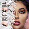 Aaiffey Eyeliner Sticker with Eyelashes, Reusable, Waterproof, Natural Eyelashes Makeup Stickers, Glitter Lashes, Easy to Wear and Remove (Black) view 4