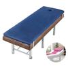 Lash Bed Topper Memory Foam,7cm Thick Massage Table Mattress Topper,Foam Padding for Spa Bed with Washable Cover,Foldable Lash Bed Cushion,Square/Round/Trapezoidal Head,Navy Blue s,60x175cm view 1