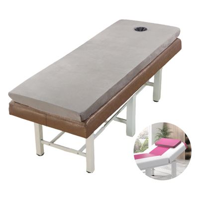 Spa Bed Mattress Cover,Lash Bed Mattress Topper 2.7In Thickness,Non-Slip Massage/Spa Table Pad Without Bed,Massage Table Cushion Topper Memory Foam with Removable Cover,Gray s,60x180cm