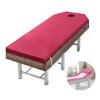 Spa Bed Mattress Cover,Lash Bed Mattress Topper 2.7In Thickness,Non-Slip Massage/Spa Table Pad Without Bed,Massage Table Cushion Topper Memory Foam with Removable Cover,Wine red t,60x175cm view 1