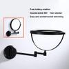 ROWITA Wall Mount Makeup Mirror, Round Shape Double-Sided 3X Magnification 360 Swivel Extendable Bathroom Cosmetic Vanity Mirror 8 Inch Chrome Finish,8inches (Color : 6inches) view 4