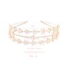 Glitter Bridal Headband Cubic Zirconia Three Layer Wedding Tiara Silver Gold Princess Prom Quince Zircon Diamond Headwear for Women Headpieces Crystal Hair Accessories (Silver) view 2