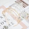 Glitter Bridal Headband Cubic Zirconia Three Layer Wedding Tiara Silver Gold Princess Prom Quince Zircon Diamond Headwear for Women Headpieces Crystal Hair Accessories (Silver) view 3