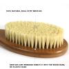 ICANdOIT-17.71Inch Natural Stiff Sisal Bristles Anti-Slip Long Handle Bath Brush,Bent Handle Shower Scrubber for Exfoliating,Shower Back Brush,Exfoliation Set with Pumice Stone(1 Pack) view 3