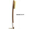 ICANdOIT-17.71Inch Natural Stiff Sisal Bristles Anti-Slip Long Handle Bath Brush,Bent Handle Shower Scrubber for Exfoliating,Shower Back Brush,Exfoliation Set with Pumice Stone(1 Pack) view 4