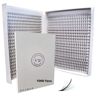 1200 Wispy Premade fans 5D 0.07 Mixed Lengths 9-16mm 1000 fans 7D 0.05 Volume loose Lashes C D Curl Handmade Fan eyelash extensions Kimeyelashes promade fan (Curl C, 7D - 0.05 - Wispy 1000f)