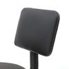 BILEK Saddle Stool with Wheels Round Rolling Stool w/Back Modern PU Leather Adjustable Swivel Barstools for Spa Drafting Salon Tattoo Work Office Massage Stools Task Chair (Black) view 3