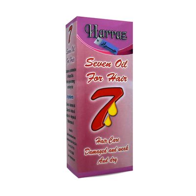 bonballoon Oil Al Harraz Seven Oil 7x1 Olive & Almond & Castor & Watercress & Jojoba & Amla & Nerjeel Care Of Hair From Root To End (1Pack = 4.05 oz / 120 ml)