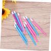 Mikinona Nail Cuticle 10pcs Professional Manicure Tools Tipped Handles Dead Skin Pusher for Smooth Manicure (random Colors) view 2