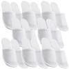 KALLORY 8pairs Non-skid Disposable Spa Slippers for Men and Women Soft Comfortable Hotel Slippers Lightweight and Portable for Home Travel Parties and Beauty Salons view 1