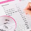 Nail Art Book Design Practice With 3pc Rose Gold Nail Liner Pen 360pcs Nail Wipes Lines Drawing Painting Template Learning Book Manicure Tools For Beginner (white) view 3