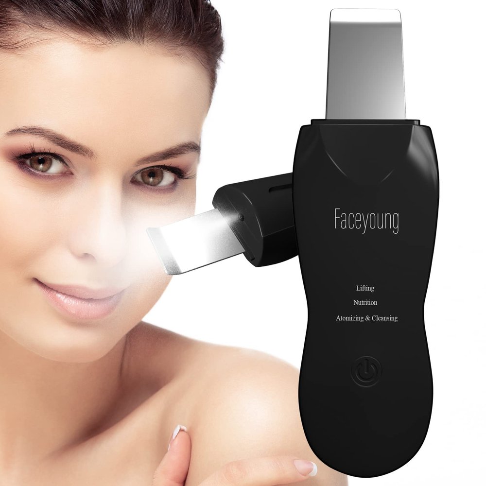 Facial Skin Cleanser with Mister, Upgraded Sprayer, Blackhead Extractor for Deep Cleansing and Moisturizing Spray