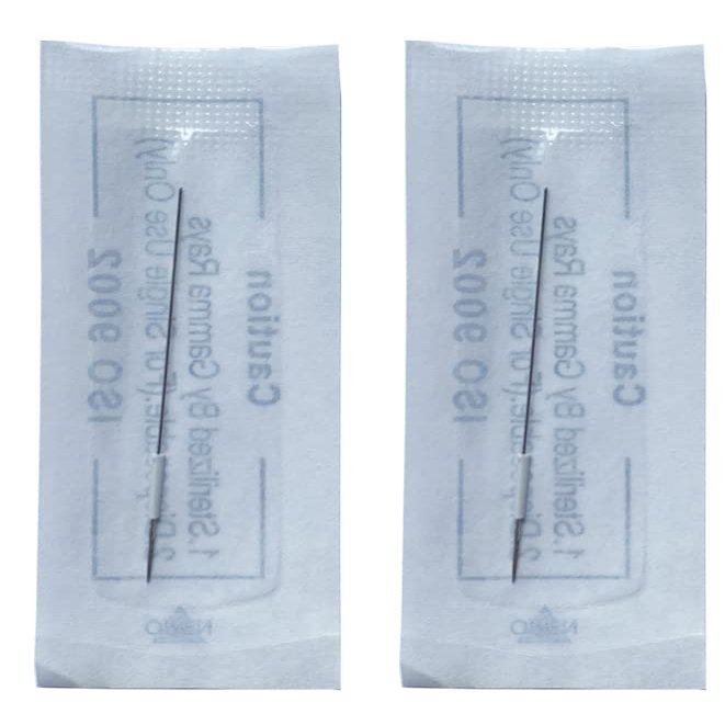 100pcs 3RL Tattoo Needle R3 Disposable Sterilized Permanent Makeup Machine 0.35MM X 50MM For Eyebrow Pen Round 3 Agulha Agujas