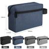 Sanwuta 8 Pcs Travel Toiletry Bag for Men Waterproof Grooming Bag Portable Cosmetic Storage Makeup Pouch Organizer with Large Capacity Groomsmen Gifts for Wedding Day view 2