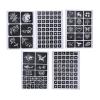 Glitter Tattoo Kit for Kids Adults, Waterproof Temporary Tattoos Set with 24 Colors Face Body Glitter Powder and Tattoo Stencil Brush, Skin Friendly Glitter Powder for Nail Art Makeup Hairdressing view 3