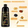 YOURTONE Black Hair Dye Shampoo 3 in 1 for Gray Hair Coverage, Hair Color Shampoo for Women Men, Herbal Ingredients Champu Para Pintar el Cabello (16.9 Oz) view 3