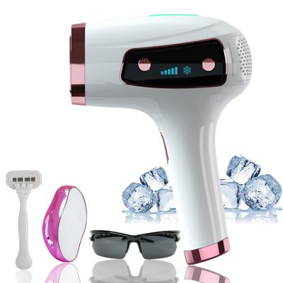 IPL Devices Hair Removal Permanent Hair Removal - IMENE/MLAY hair removal laser 5 energy levels with freezing function Permanent Painless Laser,women face, armpits, bodyintimate area.