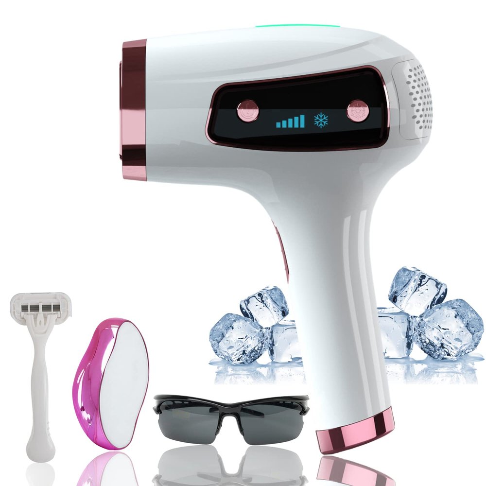 IPL Devices Hair Removal Permanent Hair Removal - IMENE/MLAY hair removal laser 5 energy levels with freezing function Permanent Painless Laser,women face, armpits, bodyintimate area.
