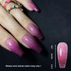 Redykat Handmade 24PCS Color Changing Glossy Coffin Press On Nails, Salon Quality Nail art, Extra Long Acrylic Fake Nails, False Nails, Home Quick Manicure (thermochromic magenta) view 2