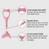 Beaupretty 2pcs Silicone Eyeliner Stencil Reusable Eye Stencils Makeup Aid Tool Winged Liner for Eyes Pink view 3