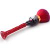 Bestbling Bling Bling Rhinestones Wine Glass Shaped Foundation Makeup Brush with Soft Fiber Bristles and Long Handle for Makeup Application (Red) view 3