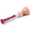 Bestbling Bling Bling Rhinestones Wine Glass Shaped Foundation Makeup Brush with Soft Fiber Bristles and Long Handle for Makeup Application (Pink) view 3