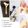 Deacocal Eyeliner Stencils 4Pcs Reusable Silicone Eyeliner Aid Mascara Shield Eyeliner Eyelash Eyeshadow Lipstick Applicator Guide Tool Multifunctional Eye Makeup Tool Easy to Use (Yellow) view 4