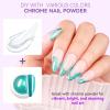Makartt 3D Gel Nail Art: Clear 3D Painting Gels for Chrome Powder view 2