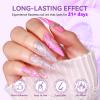 Makartt 3D Gel Nail Art: Clear 3D Painting Gels for Chrome Powder view 4