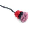 Bestbling Bling Rhinestones Rose Shaped Powder Makeup Brush, Luxury Foundation Brush with Soft Bristles for Makeup Application (Red) view 1