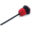 Bestbling Bling Rhinestones Rose Shaped Powder Makeup Brush, Luxury Foundation Brush with Soft Bristles for Makeup Application (Red) view 2