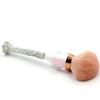 Bestbling Bling Bling Rhinestones Wine Glass Shaped Foundation Makeup Brush with Soft Fiber Bristles and Long Handle for Makeup Application (Silver) view 3