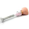 Bestbling Bling Bling Rhinestones Wine Glass Shaped Foundation Makeup Brush with Soft Fiber Bristles and Long Handle for Makeup Application (Silver) view 4