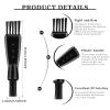 Electric Shaver Cleaning Brush 16 PCS Mens Razor Brush Double-Headed Trimmer Brush Cleaner for Beard Hair Trimmer, Hair Clipper, Razor, Barber, Electric Shaver view 3