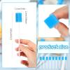 500 Pcs Disposable Oral Swabs for ElderlyToothbrush OralToothettes Oral Swabs Bulk Dental Swab Sticks 4.92" Sponge Individually Wrapped Care for Mouth(Blue) view 2