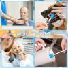 500 Pcs Disposable Oral Swabs for ElderlyToothbrush OralToothettes Oral Swabs Bulk Dental Swab Sticks 4.92" Sponge Individually Wrapped Care for Mouth(Blue) view 4