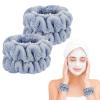 2 Pcs Wrist Bands for Washing Face-Dorbetar, Microfiber Wrist Towels for Washing Face, Spa Wristbands for Washing Face, Face Wash Wristbands, Arm Bands for Washing Face for Woman and Children view 1
