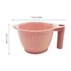Beaupretty Hair Dye Facial Tools 2pcs Tint Bowl Mixing Bowls Hair Dye Bowls with Handle for for Barber Salon Home Pink Hair Dye Facial Tools view 2