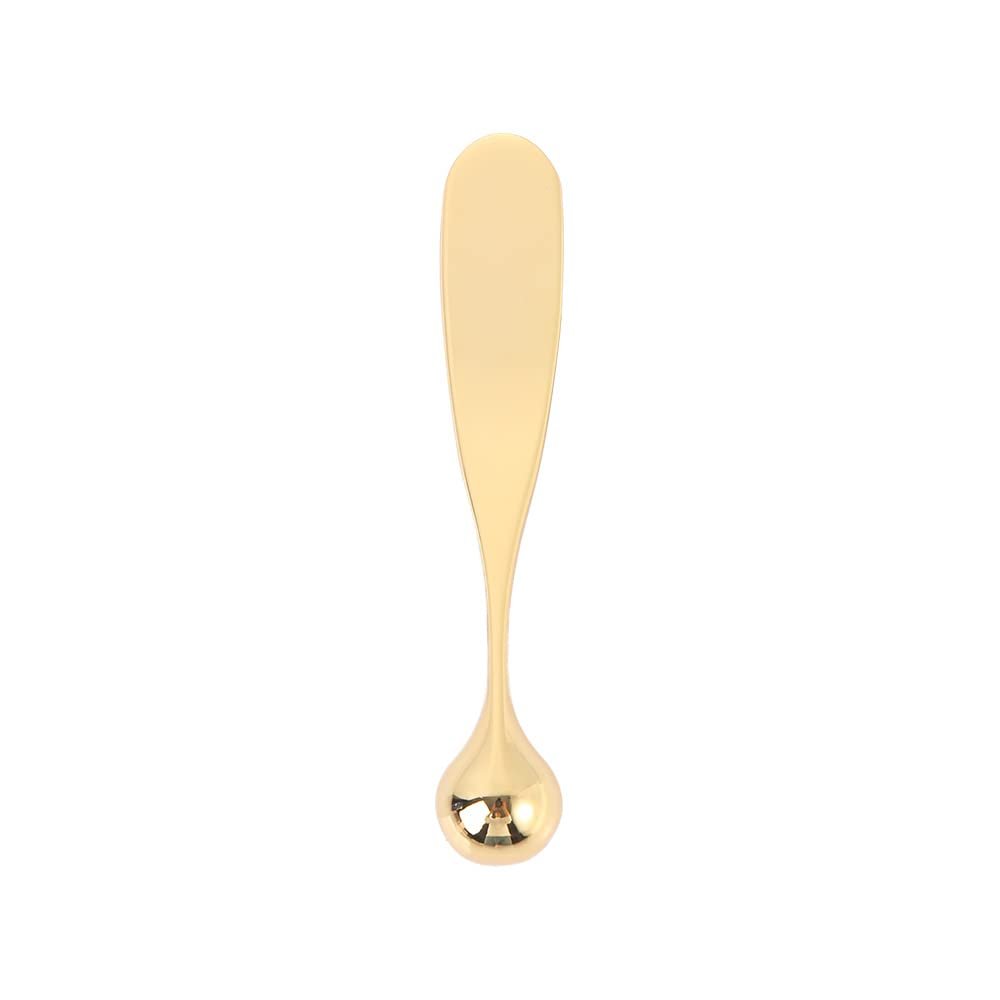 Eye Cream Roller Wand, Face Massage, Eye Cream Spoon, Eye Roller Massage Stick, Cosmetic Spatulas Anti Wrinkle Facial Spoon Tool(Gold)