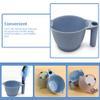 Beaupretty 2pcs Tint Bowl Mixing Bowls Hair Dye Bowls with Handle for for Barber Salon Home Blue view 3