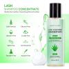 ARISON LASHES Lash Shampoo Concentrate - 120ml Large Capacity Eyelash Cleanser for Professional Extensions, Makes 24 Bottles of 60ml Aloe Lash Shampoo view 4
