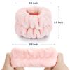 4 Pcs Wrist Bands for Washing Face-Dorbetar, Microfiber Wrist Towels for Washing Face, Spa Wristbands for Washing Face, Face Wash Wristbands, Arm Bands for Washing Face for Woman and Children view 4
