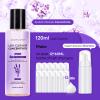 ARISON LASHES Eyelash Shampoo Concentrate (120ml) - Large Capacity Professional Cleanser for Lash Extensions (Makes 24 Bottles of 60ml) - Lavender Scent view 2