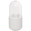 VALINK Makeup Brush Holder,360 Rotating Cosmetics Make up Brush Organizer Storage with Lid Travel Makeup Brushes Holder(White) view 2