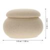 FRCOLOR 2pcs Ceramics Cosmetics Jar Porcelain Dappen Dish with Lid Multifunctional Storage Jars Small Manicure Pen Dish for Acrylic Liquid Powder view 4