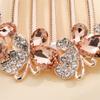 Aimimier Butterfly Rhinestone Hair Side Combs Crystal Inlaid Styling Hair Accessories Wedding Hair Clips Pins Party Hair Jewelry for Women and Girls(Champagne) view 4