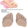 YUYTE 1 Pair Silicone Foot Model, Nail Art Training Display Fake Half Foot Model Pedicure Practice Silicone Foot Model (Dark Skin Color) view 2