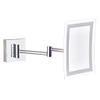ROWITA Vanity Mirror, Makeup Mirror Vanity Mirror Wall Mounted Makeup Mirror,HD Fill Light Folding LED Vanity Mirror Single-Sided Magnification for Dressing Tables Bedroom Cosmetic Mirror view 1