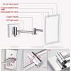 ROWITA Vanity Mirror, Makeup Mirror Vanity Mirror Wall Mounted Makeup Mirror,HD Fill Light Folding LED Vanity Mirror Single-Sided Magnification for Dressing Tables Bedroom Cosmetic Mirror view 4