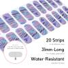 NAILOG Semi Cured Gel Nail Strips (20 Extra Long Stickers/Wraps) | Buy 2 Get 1 UV Lamp| Glossy & Long Lasting Soft Gel Finishing | La Plage, 1.0 Count view 4